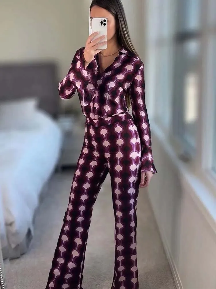 Alia Printed Coord Set