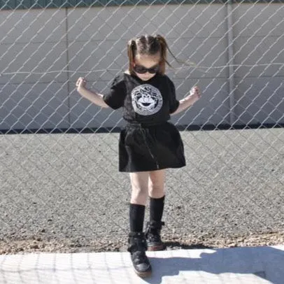 Black denim skirt (size 1)