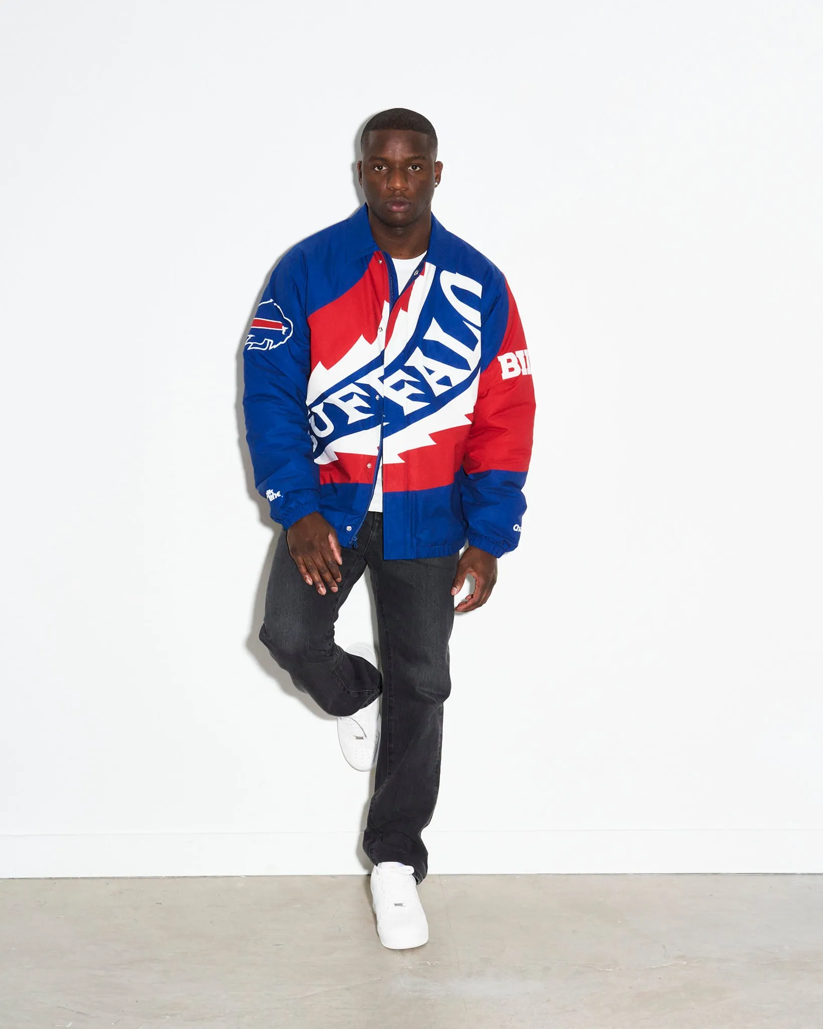 Buffalo Bills Saw Blade Quilted Puffer Jacket