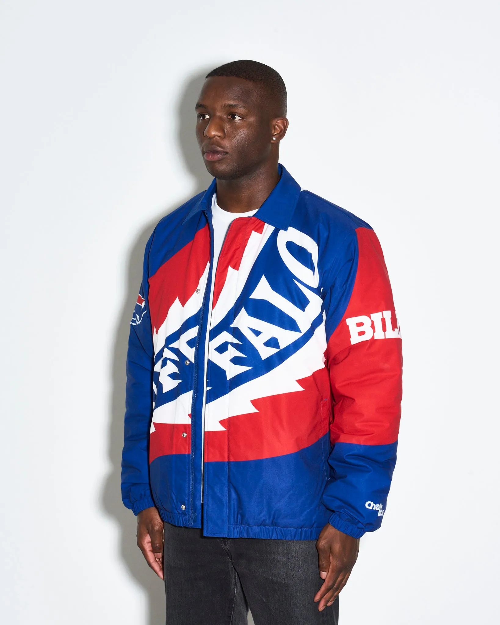 Buffalo Bills Saw Blade Quilted Puffer Jacket