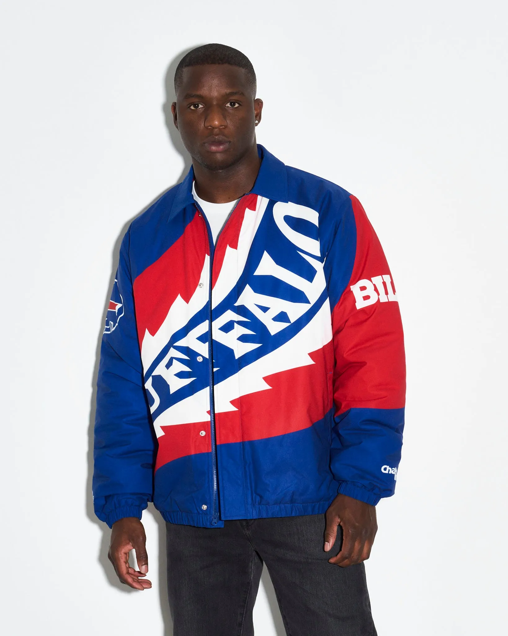 Buffalo Bills Saw Blade Quilted Puffer Jacket
