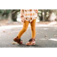 Cable Knit Tights- Mustard