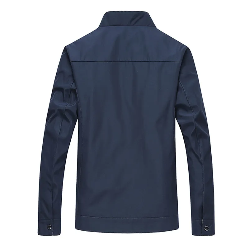 Casual Men's Jacket, Bomber, Solid Sportswear Men's Jackets
