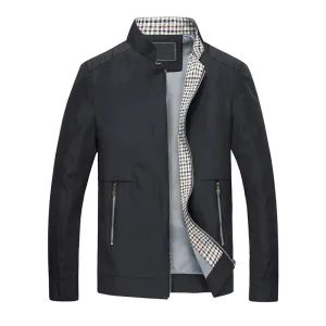 Casual Men's Jacket, Bomber, Solid Sportswear Men's Jackets