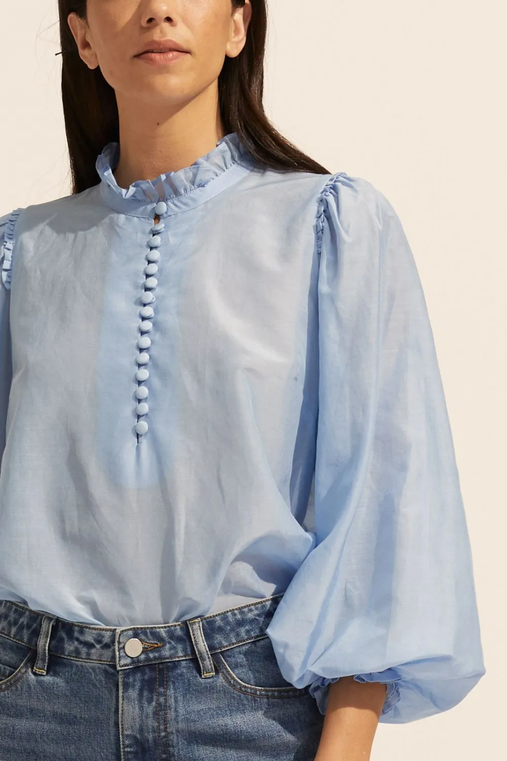 context top - pale blue