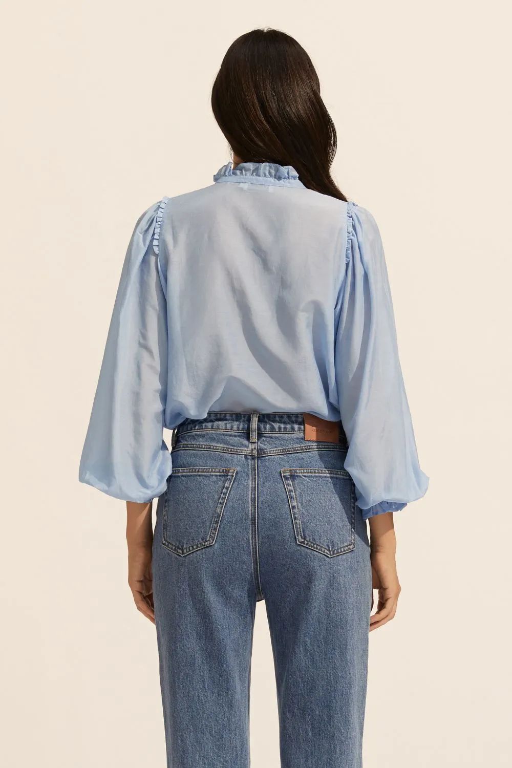 context top - pale blue