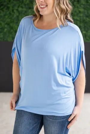 Darcy Dolman Top - Sky Blue
