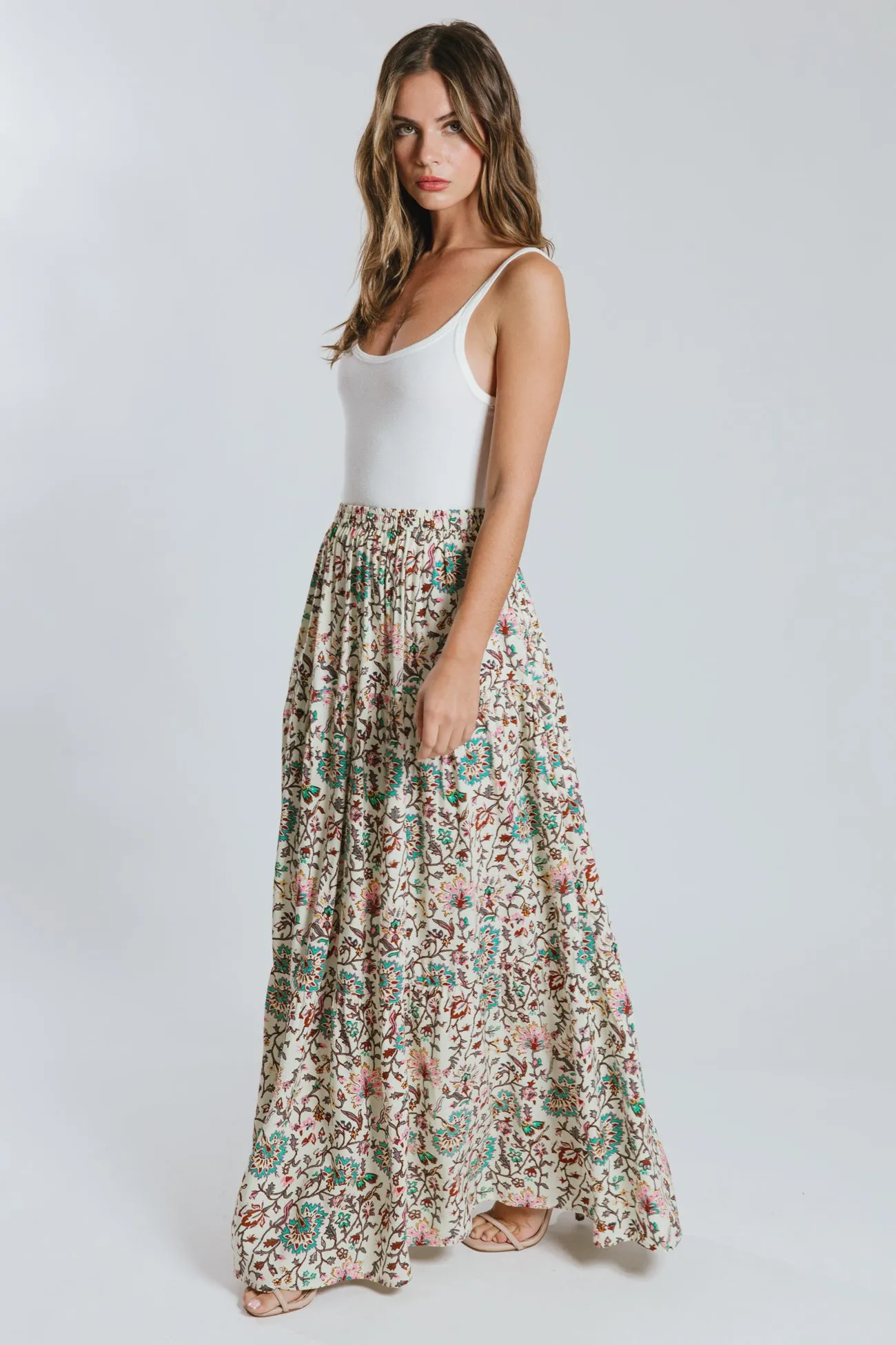 Deema Maxi Tiered Skirt
