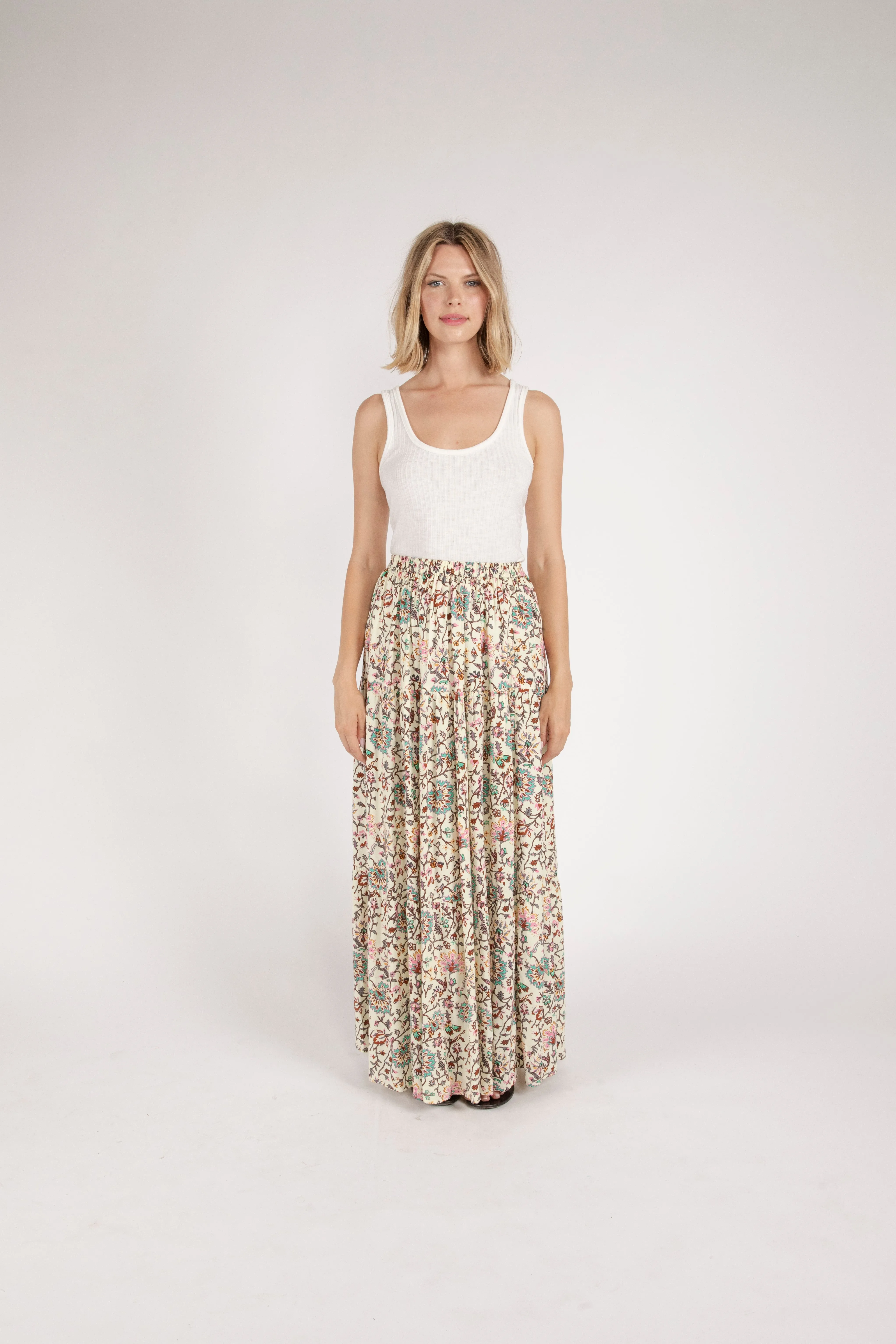 Deema Maxi Tiered Skirt