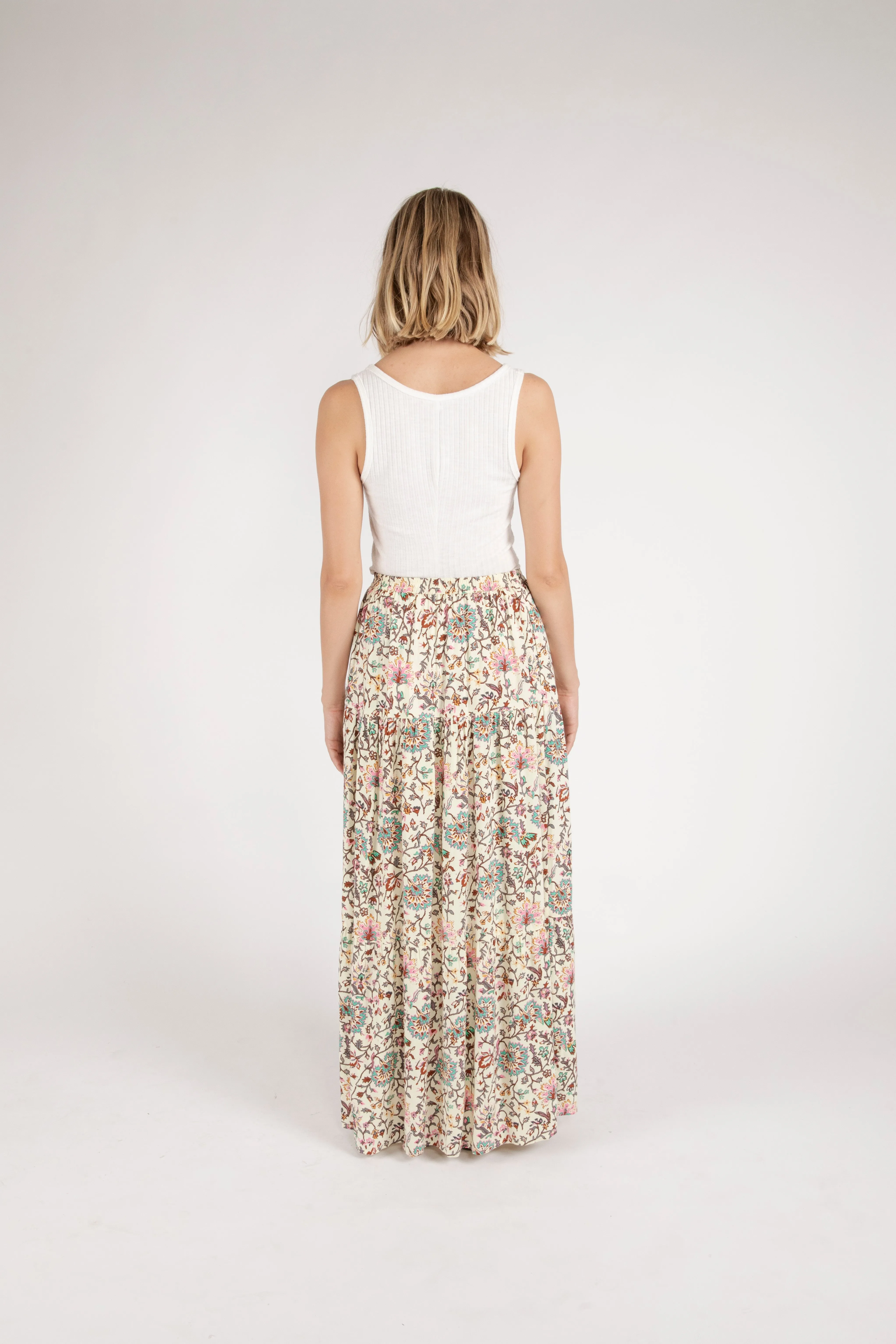 Deema Maxi Tiered Skirt