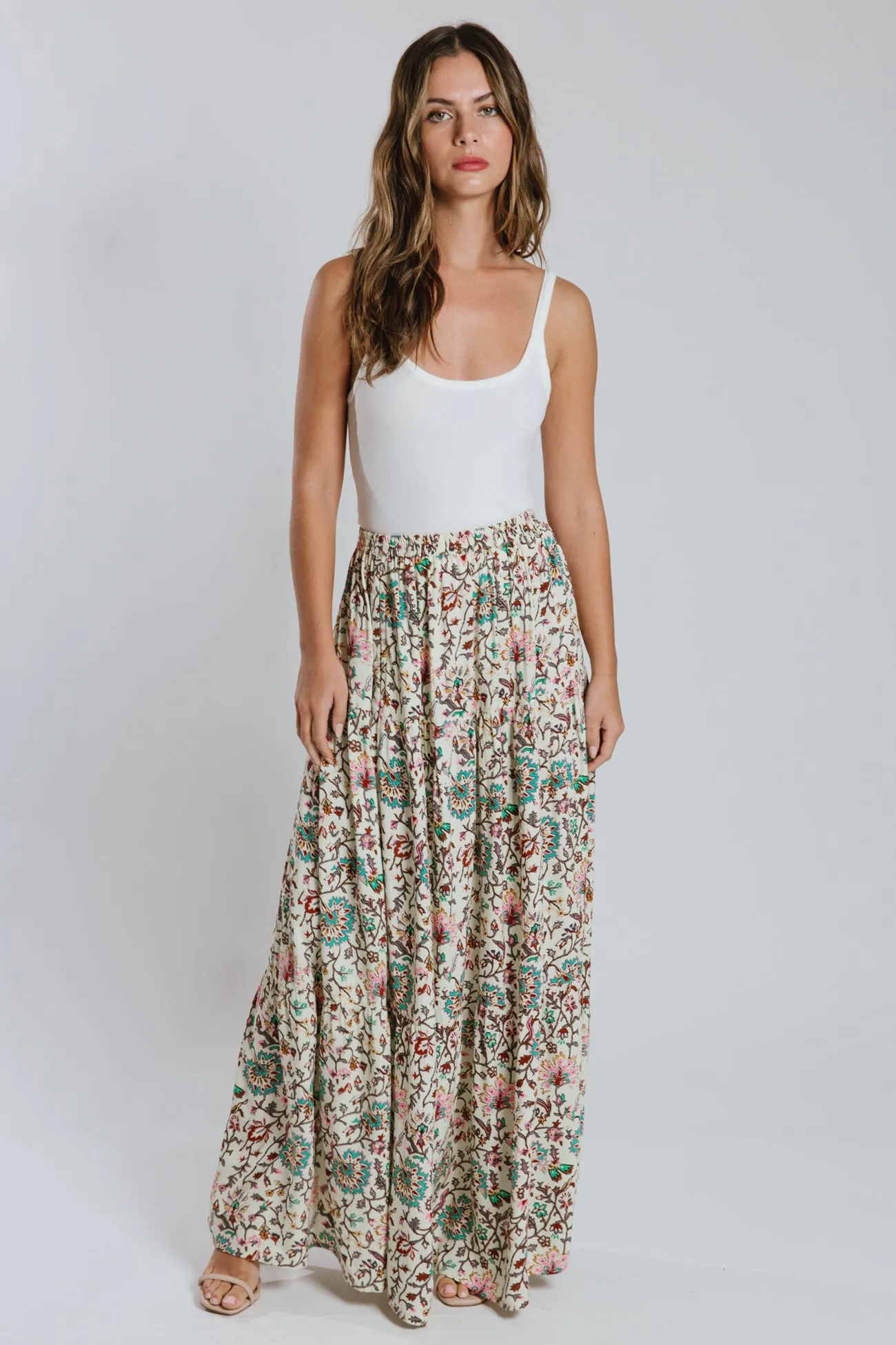 Deema Maxi Tiered Skirt