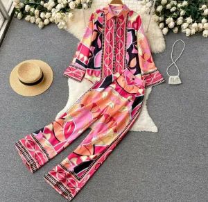 Elaine Printed Coord Set