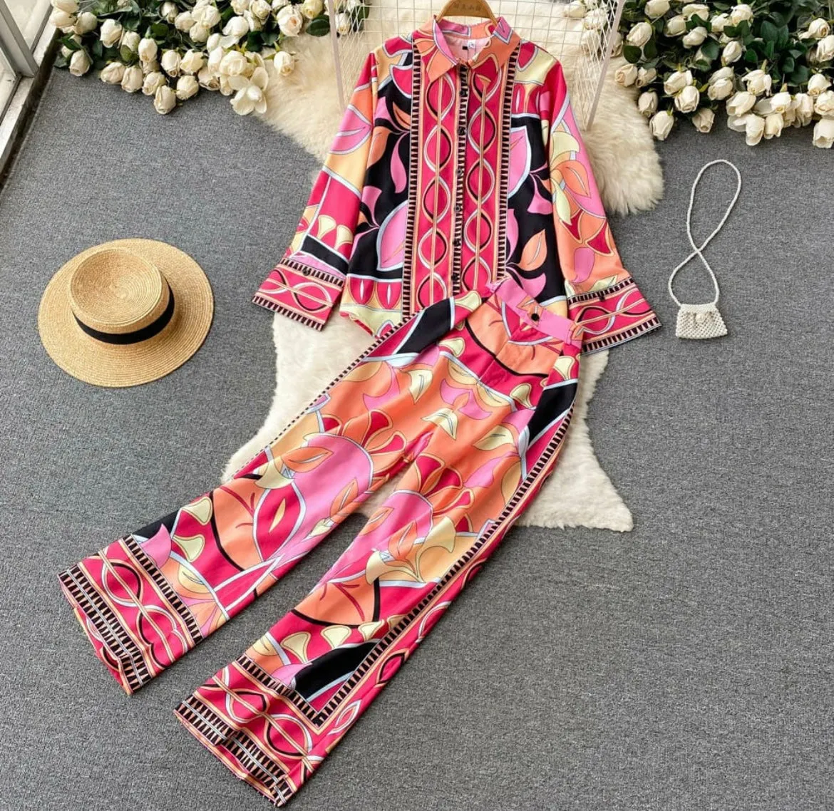 Elaine Printed Coord Set