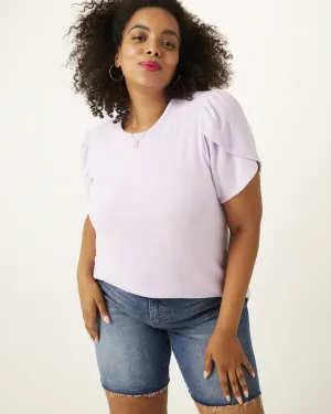Genesis Tulip-Sleeve Tee | Lilac