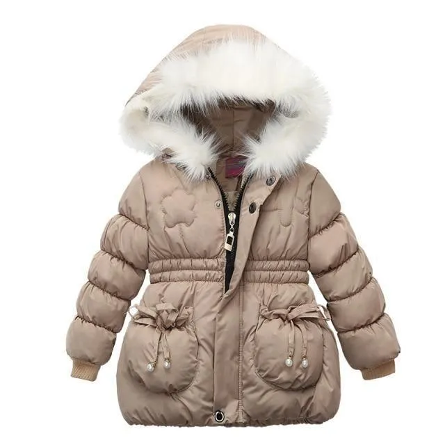 Girls Heavy Thick Plus Velvet Jacket