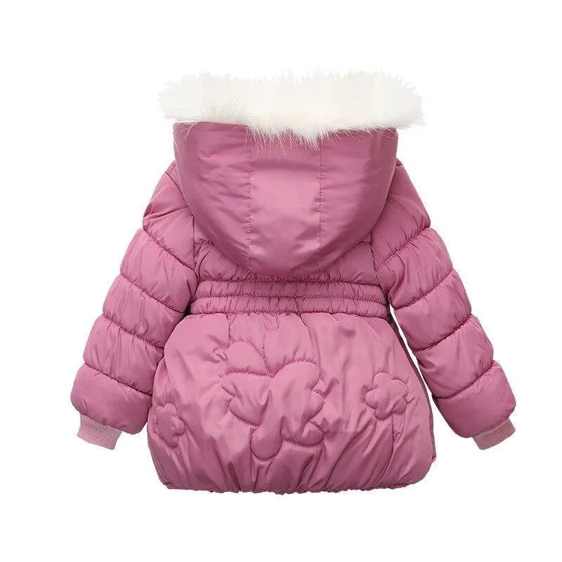 Girls Heavy Thick Plus Velvet Jacket