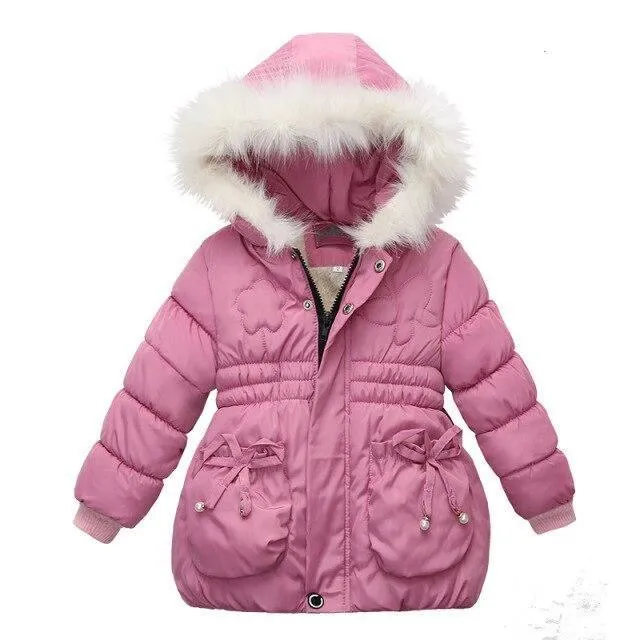 Girls Heavy Thick Plus Velvet Jacket