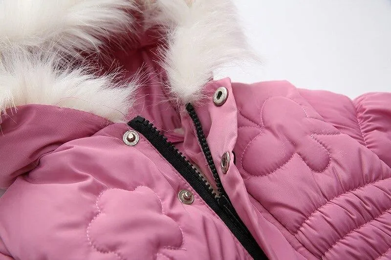 Girls Heavy Thick Plus Velvet Jacket