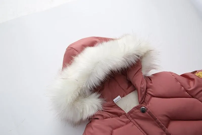 Girls Heavy Thick Plus Velvet Jacket