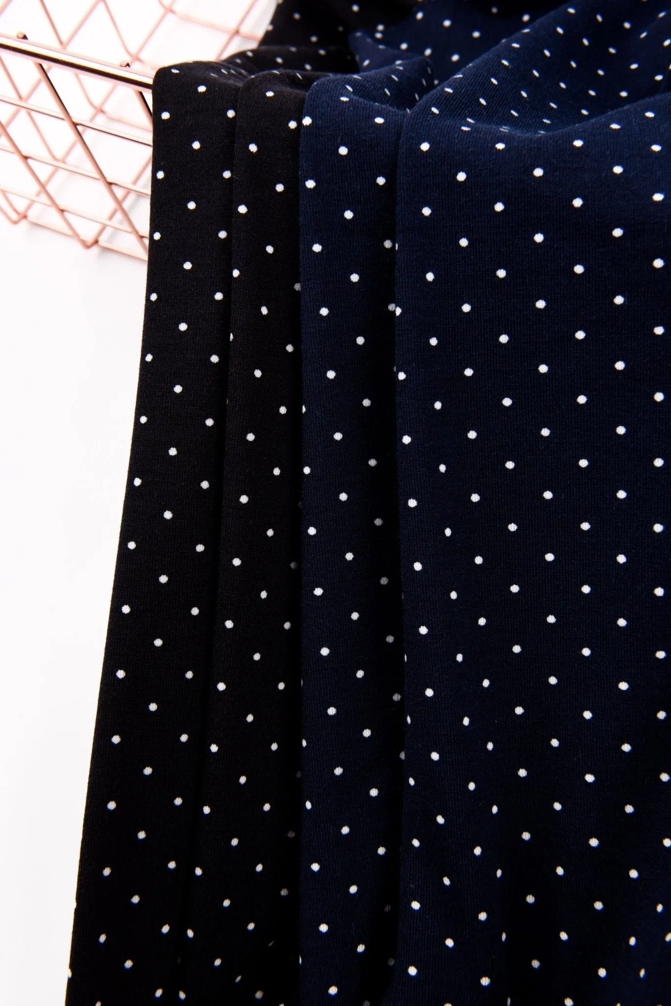 Knit cotton blended Single Jersey Irregular Dots  Printed Fabric