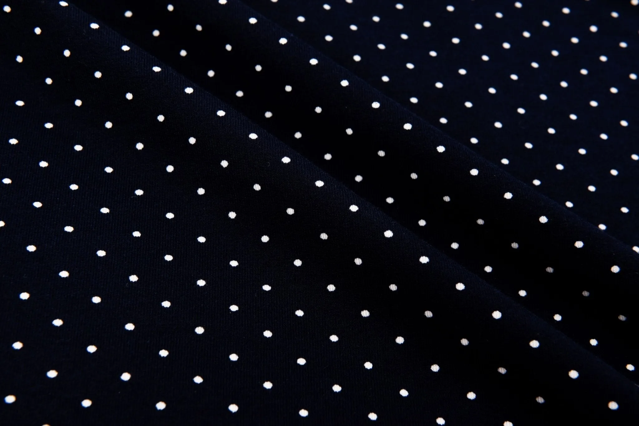 Knit cotton blended Single Jersey Irregular Dots  Printed Fabric