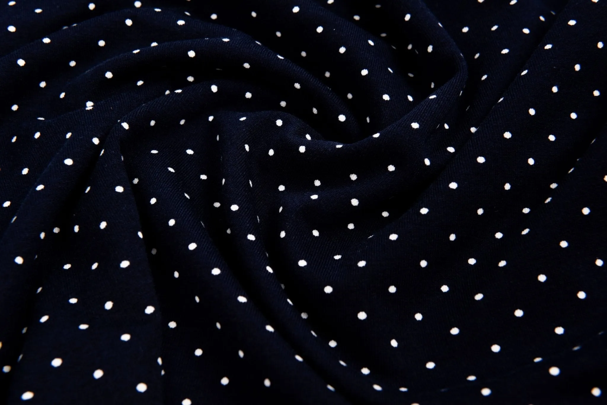 Knit cotton blended Single Jersey Irregular Dots  Printed Fabric