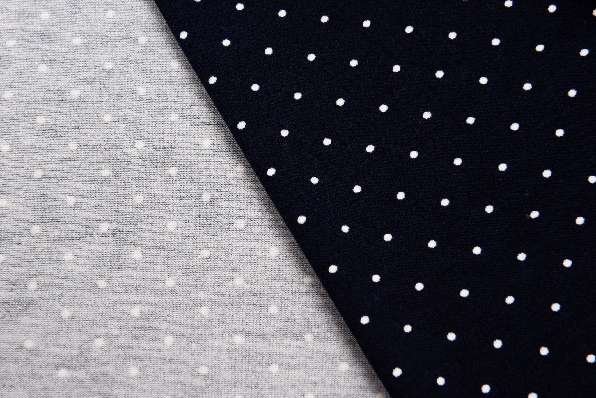 Knit cotton blended Single Jersey Irregular Dots  Printed Fabric