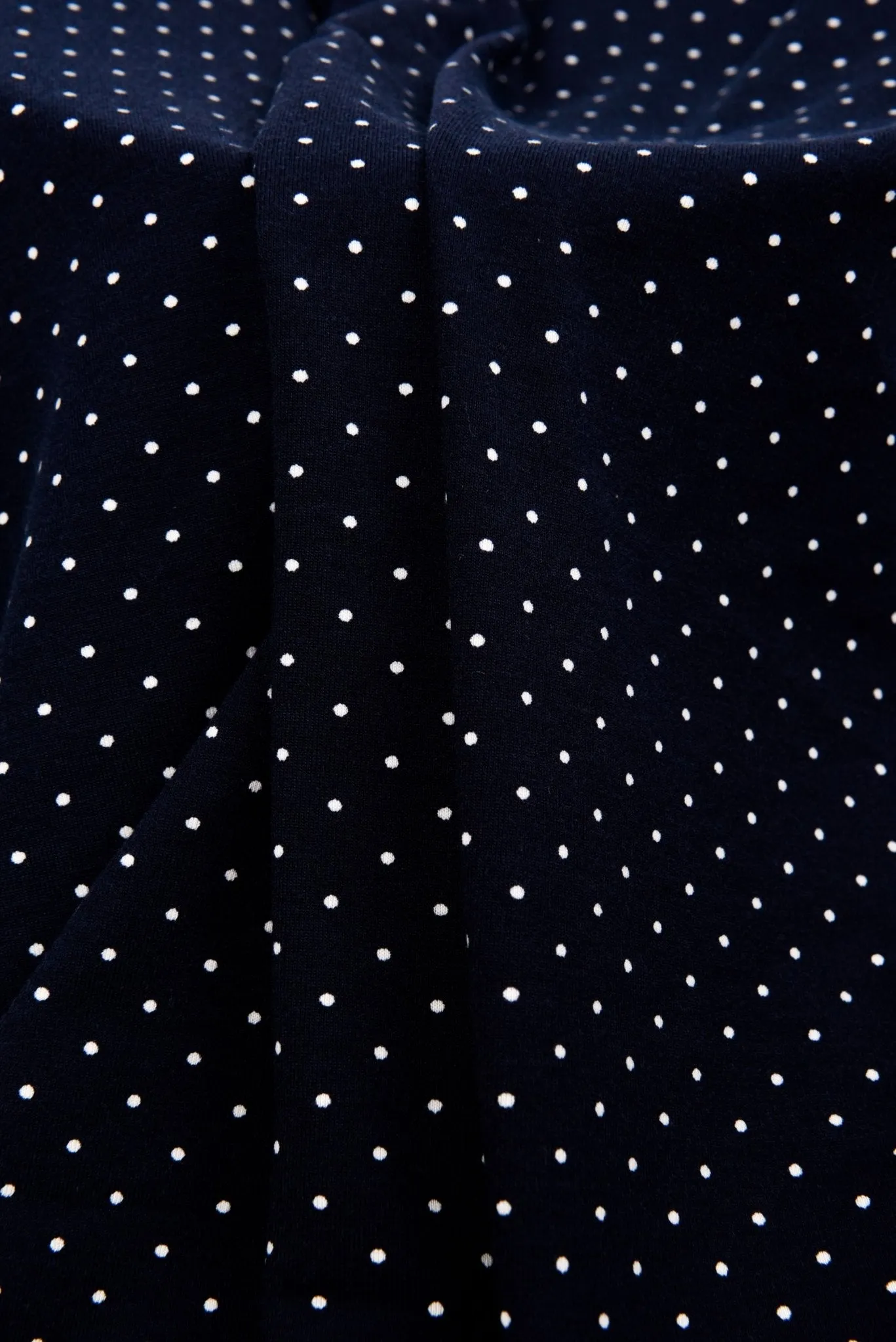 Knit cotton blended Single Jersey Irregular Dots  Printed Fabric