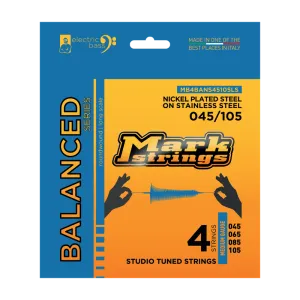 MARKBASS BALANCED Series – Electric bass nickel plated steel on stainless steel | STUDIO TUNED STRINGS- 4 STRING
