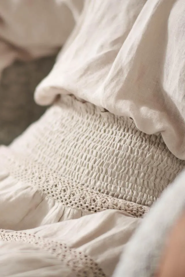 Mayla Linen Skirt Natural