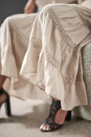 Mayla Linen Skirt Natural