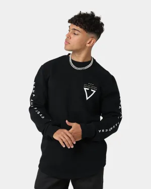 Nena and Pasadena Escape Dual Curved Sweater Jet Black