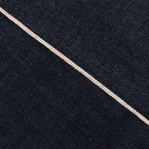 Night Navy Blue-Red-White 12 oz. Cotton Japanese Selvedge Denim Fabric