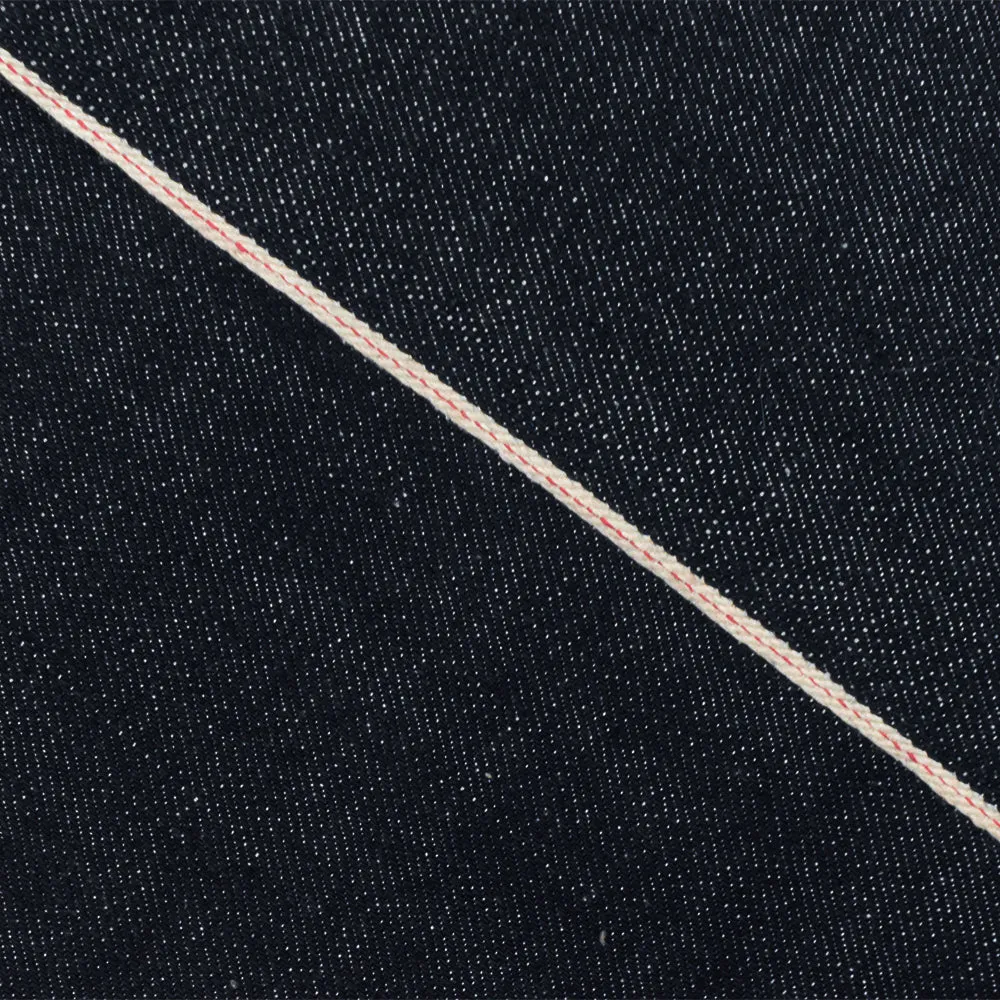 Night Navy Blue-Red-White 12 oz. Cotton Japanese Selvedge Denim Fabric