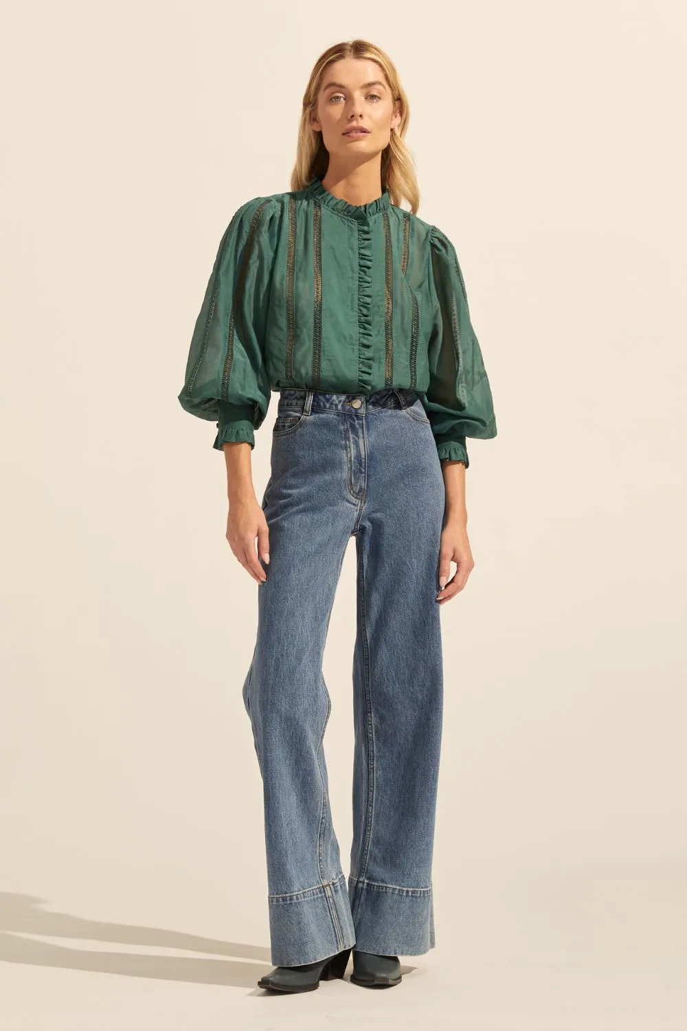 swoon top - green
