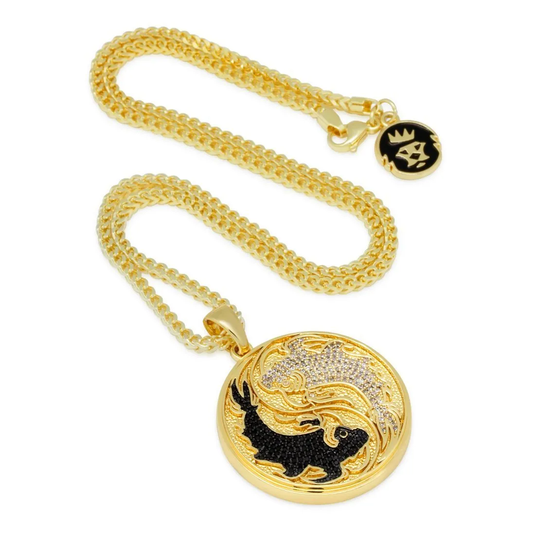 The Yin-Yang Koi Fish Medallion