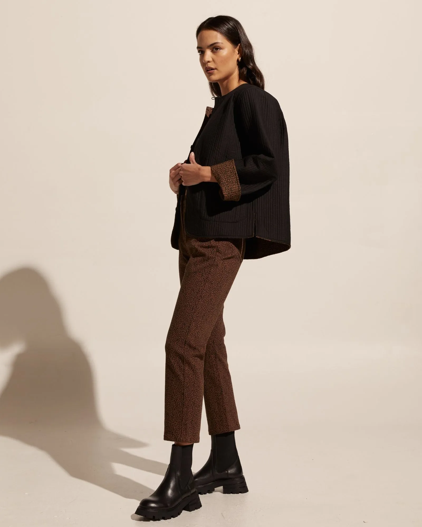 union jean - toast leopard
