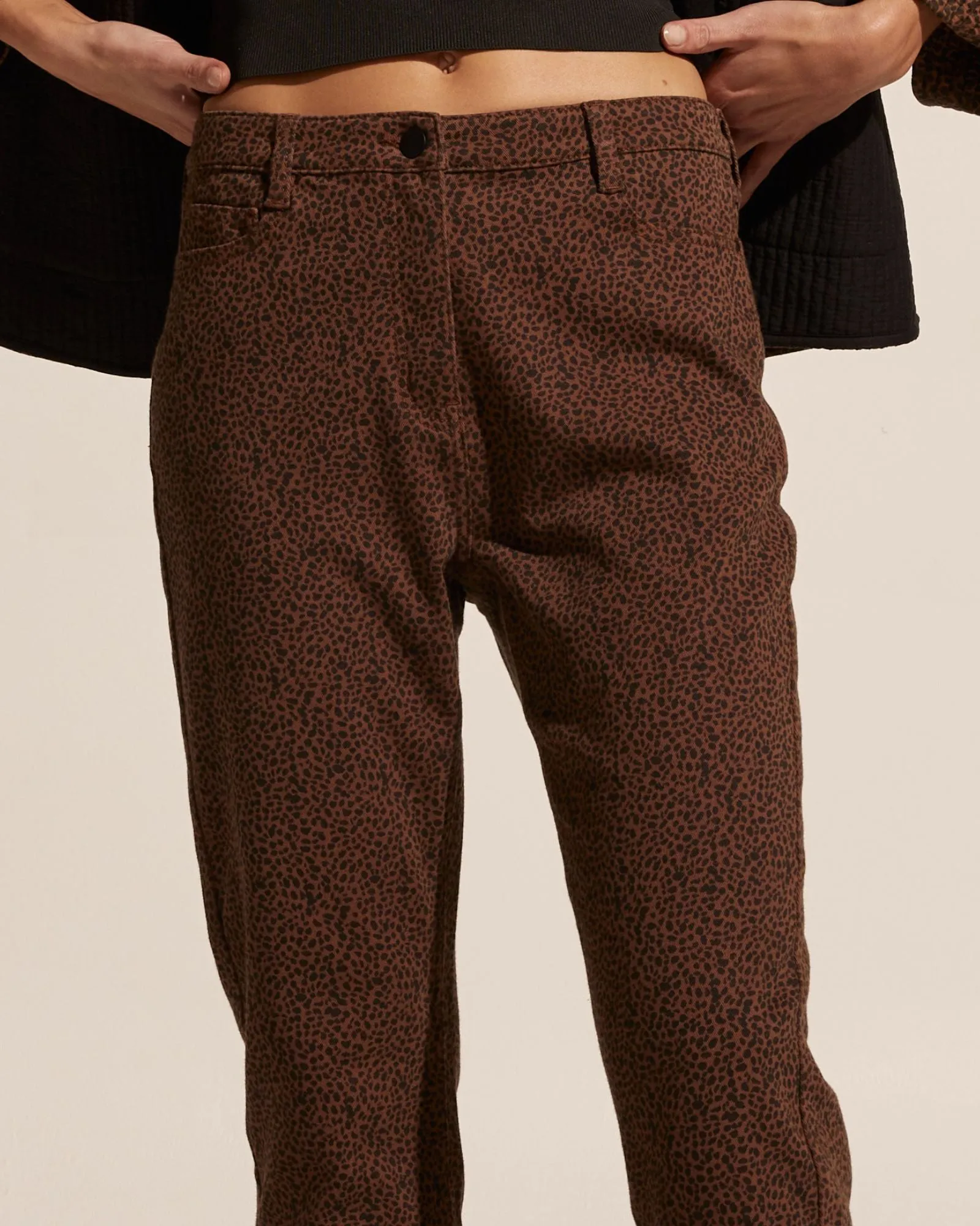 union jean - toast leopard