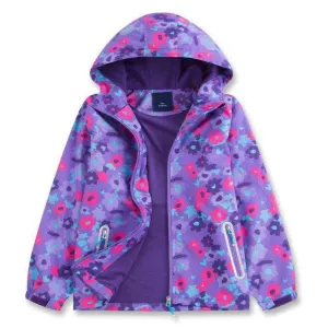 Windbreaker Polar Fleece Windproof Jacket - Purple